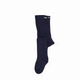 Collants en coton biologique - collants pour enfants durables et confortables en bleu foncé classique
